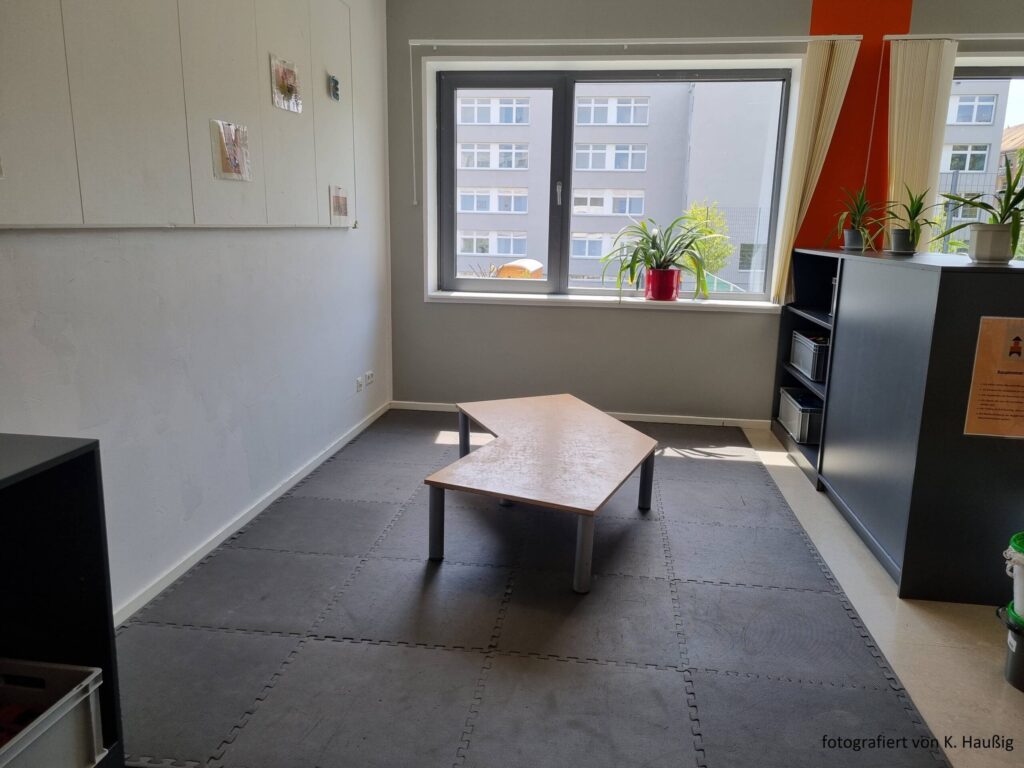 unser Bauzimmer im orangenen Bereich